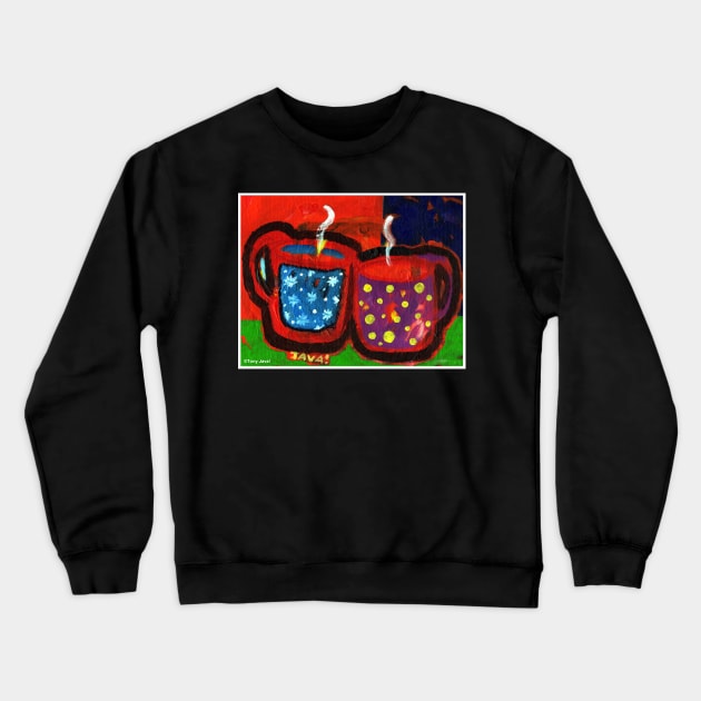 '2 Cups' Crewneck Sweatshirt by jerrykirk